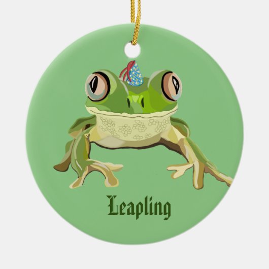 Leapling-ornament Keramisch Ornament (Voorkant)