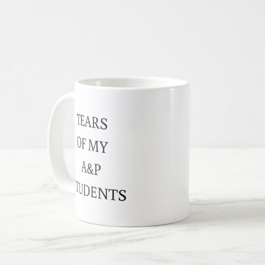 Lear de mes étudiants Café Mug (Devant gauche)