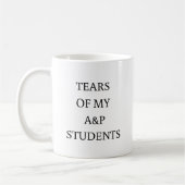 Lear de mes étudiants Café Mug (Gauche)