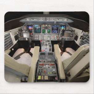 Lear Jet Cockpit Muismat