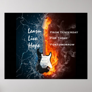 LEARN LIVE HOPE POSTER