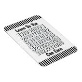 Learn So You Can Earn Numbers Refrigerator  Magneet (Rechterzijde)