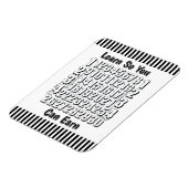 Learn So You Can Earn Numbers Refrigerator  Magneet (Linkerzijde)