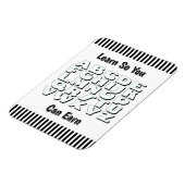 Learn So You Can Earn Refrigerator  Magneet (Linkerzijde)