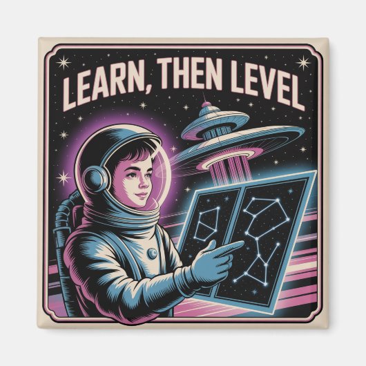 Learn, Then Level Magneet (Voorkant)