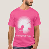 Learn to Fight Alone – Lion Under Moonlight T-shirt (Voorkant)