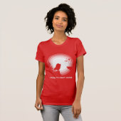 Learn to Fight Alone – Lion Under Moonlight T-shirt (Voorkant volledig)