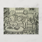 Learn to Knit bt Piliero Briefkaart (Voorkant)