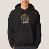 Learning Designer Leopard Rainbow Back To School Hoodie (Voorkant)