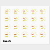Learning is illumination,Roound stickers with star (Feuille)