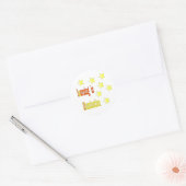Learning is illumination,Roound stickers with star (Enveloppe)