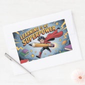 Learning Is My Superpower – Motivational Sticker f (Envelop)