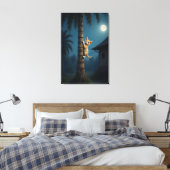 Learning to Climb – Cute Cat Moment Canvas Afdruk (Insitu (Slaapkamer))