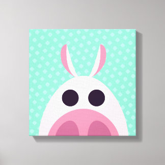 Leary the Pig Canvas Afdruk