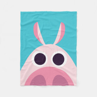 Leary the Pig Fleece Deken