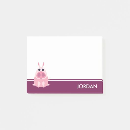 Leary the Pig Post-it® Notes (Voorkant)