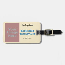 Leash Label - Therapie Dog Bagagelabel