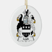 Leask Family Crest Keramisch Ornament (Rechts)