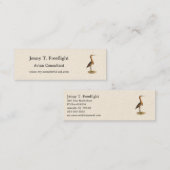 Least Bittern (Ixobrychus exilis) vogels uit New Y Mini Visitekaartje (Voorkant / Achterkant)