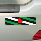 Leather Boi Pride Flag Bumpersticker (Op auto)