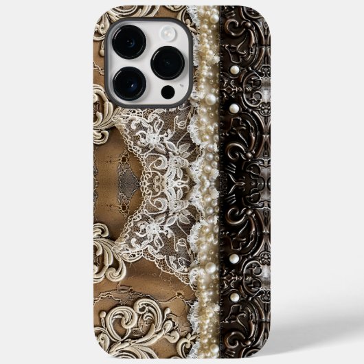  Leather Country Lace Look Dames Case-Mate iPhone Case (Achterkant)