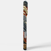 Leather Eagle meesterwerk Case-Mate iPhone Case (Achterkant / Rechts)