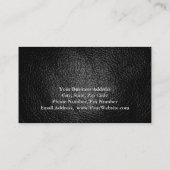 Leather Effect Attorney on Law Visitekaartje (Achterkant)