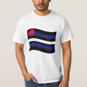 LEATHER FLAG WAKING T-SHIRT