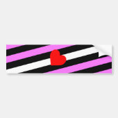 Leather Girl Pride Flag Bumpersticker (Voorkant)