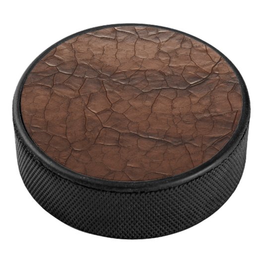 Leather  hockey puck (3/4)