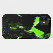 Leather Jacket Green iPhone 5 hoesje (Achterkant (horizontaal))