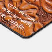 Leather-LOOK desk mat for office/dorm customizable (Coin)