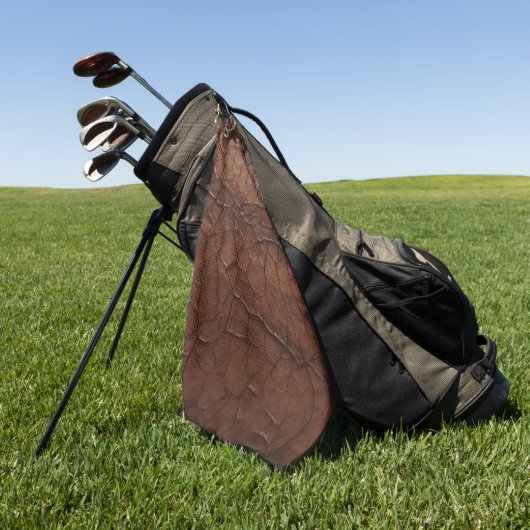 Leather-look Golfhanddoek (Groen)