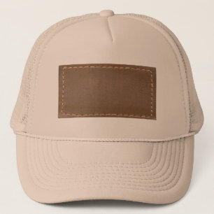  LEATHER look Print Finish : Sjabloon Trucker Pet