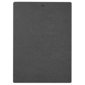 Leather Look verontruste naam Monogram Initiaal Klembord (Achterkant)