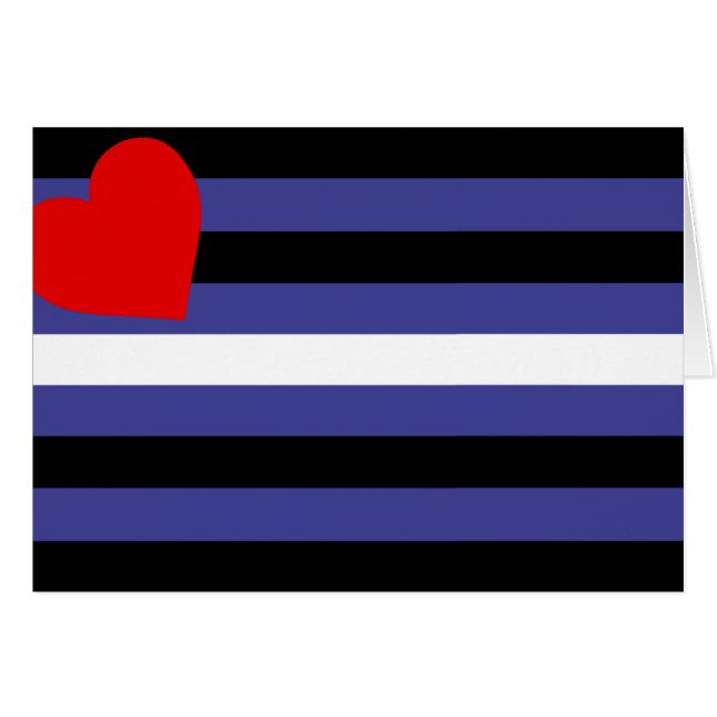 Leather Pride Flag (Voorkant Horizontaal)