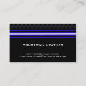 Leather Pride Flag Community Card Visitekaartje (Achterkant)