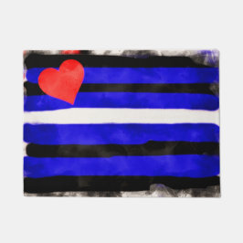 Leather Pride Flag Deurmat