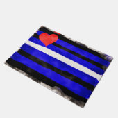 Leather Pride Flag Deurmat (Schuin)