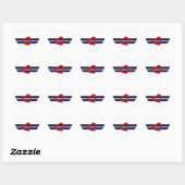 Leather Pride Flag Hart Sticker (Vel)