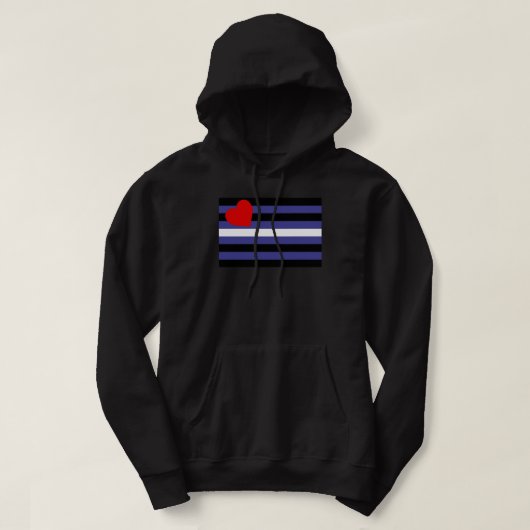 Leather Pride Flag Hoodie (Design voorkant)
