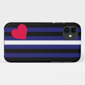 Leather Pride Flag iPhone 5 Hoes (Achterkant (horizontaal))