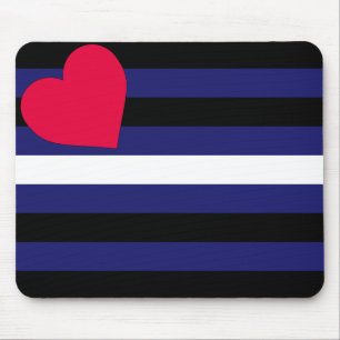 Leather Pride Flag Mousepad Muismat
