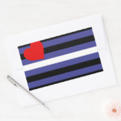 Leather Pride Flag Rechthoekige Sticker (Envelop)