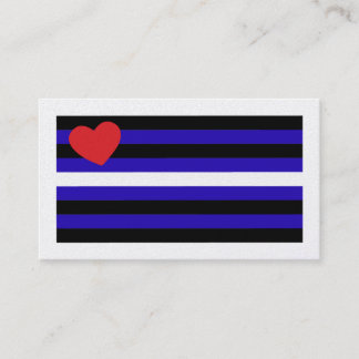 Leather Pride Flag Trick-kaart Visitekaartje