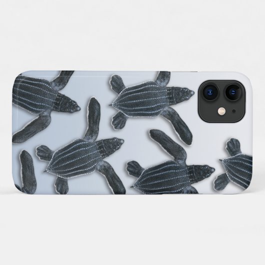 Leatherback Zee Turtle iPhone Case (Achterkant (horizontaal))