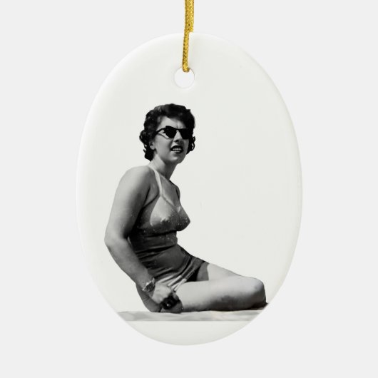 Leatrice-versiering Keramisch Ornament (Voorkant)