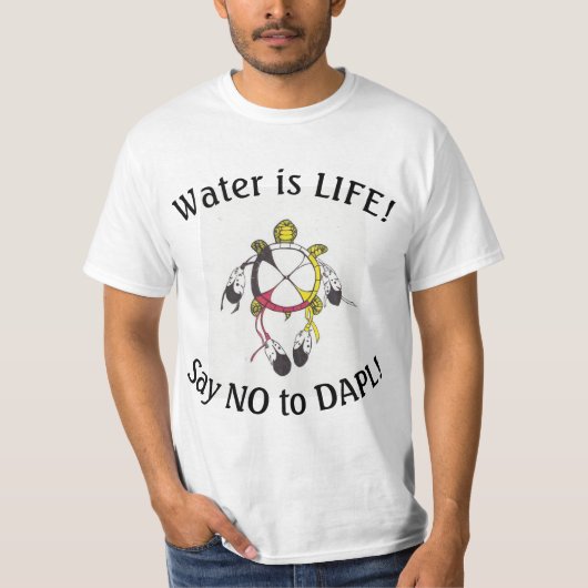 L'eau est un T-shirt à vie (Devant)