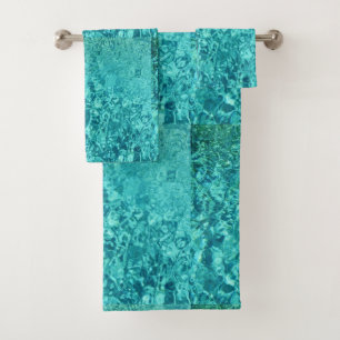 l'eau ondule une texture turquoise