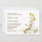 L'eau peut tournesol répétition dîner invitations (Devant)